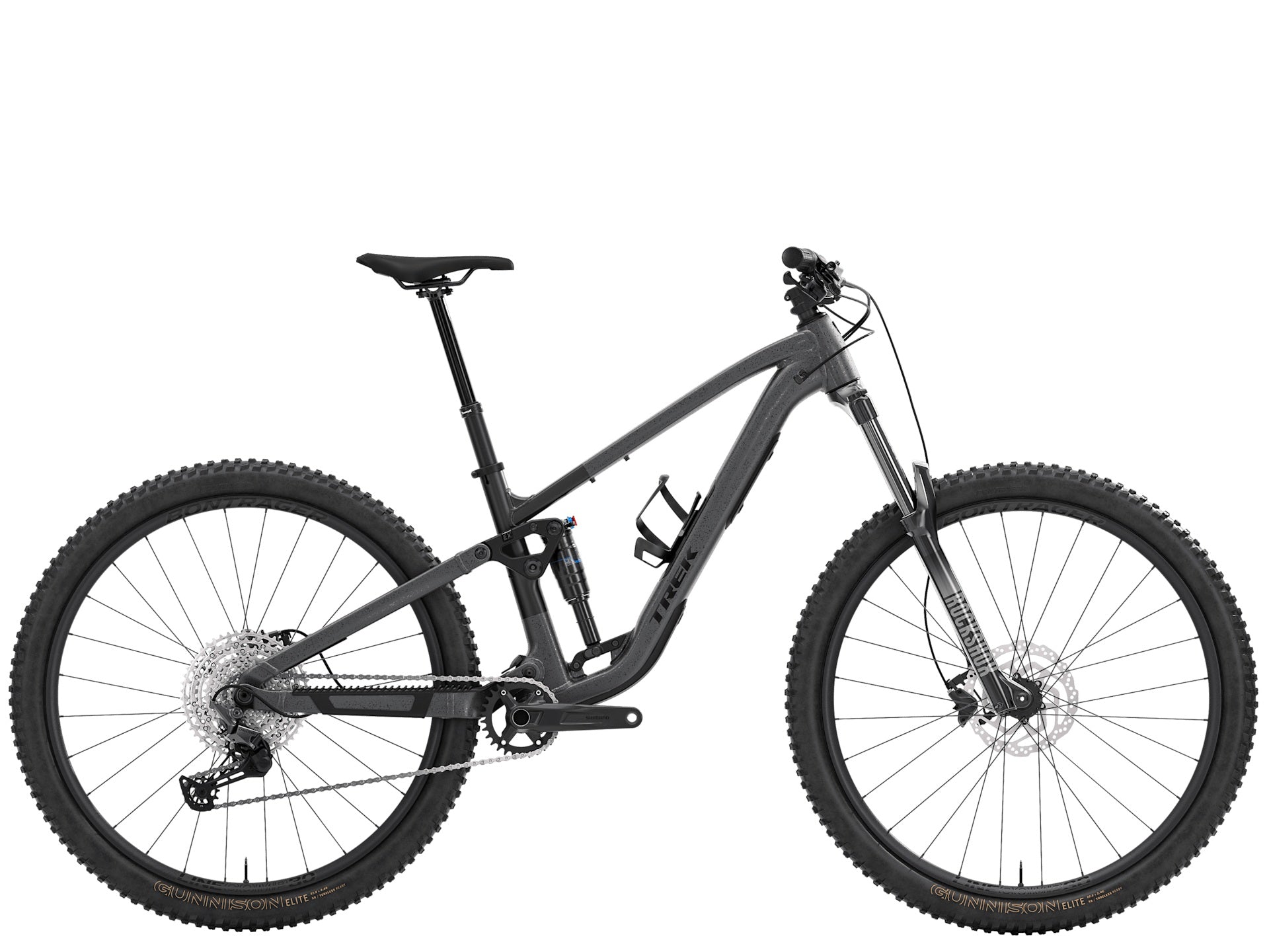 Trek Fuel EX 5 (Gen 7) Full Suspension Trail Mountain Bike 2026 Lithium Grey/Trek Black Splatter