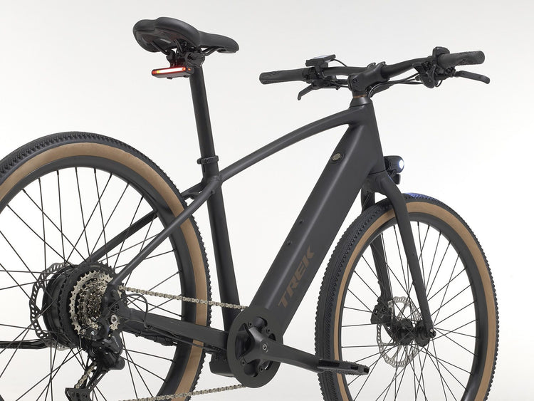 Trek FX+ 1 Step-Over Electric City Bike 2027 Trek Black
