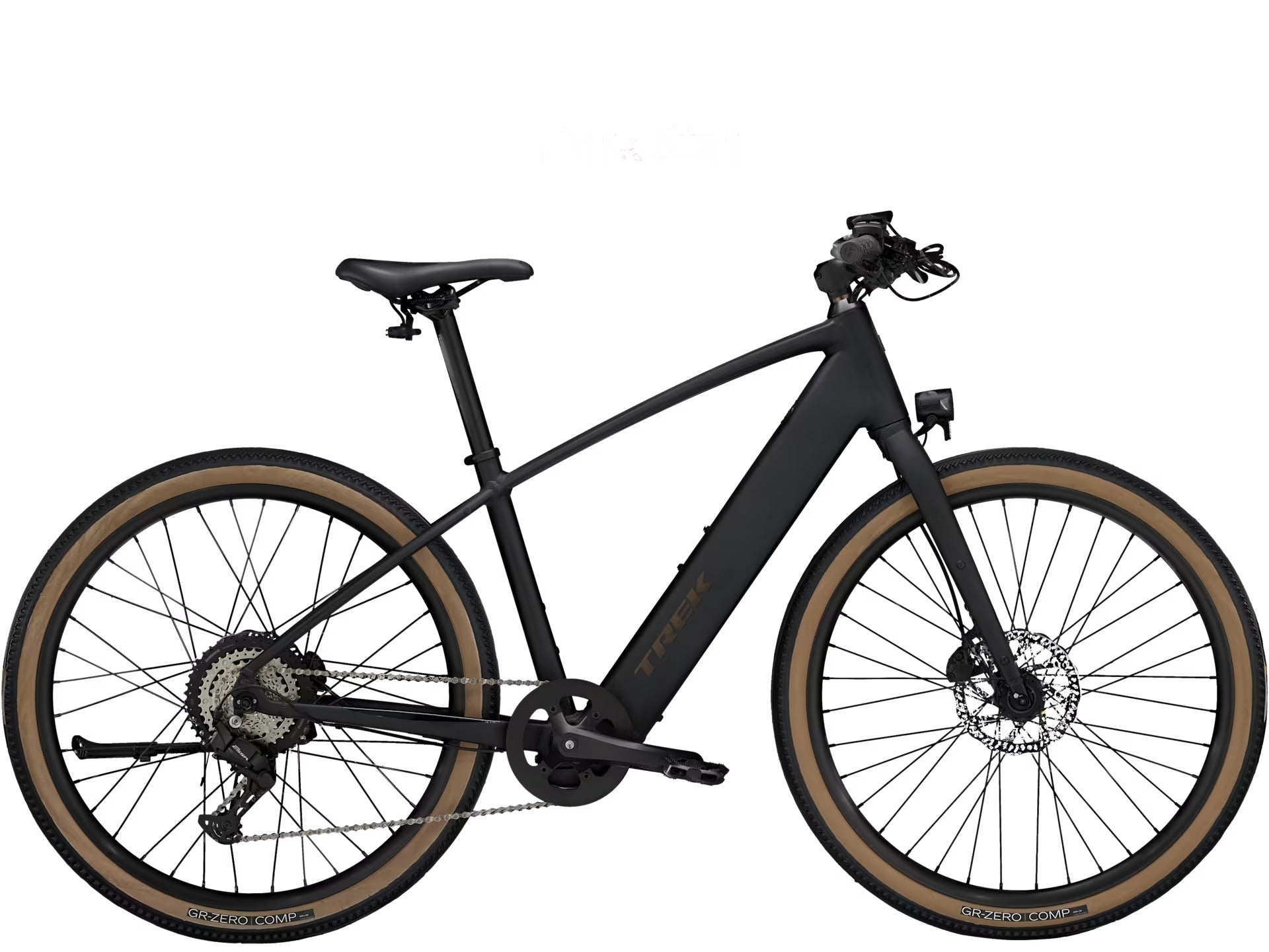 Trek FX+ 1 Step-Over Electric City Bike 2027 Trek Black