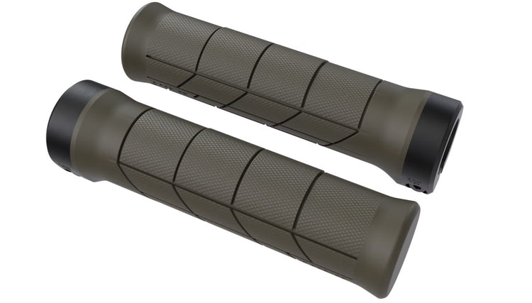 Trek Line Comp MTB Grip Set Raw Olive Drab