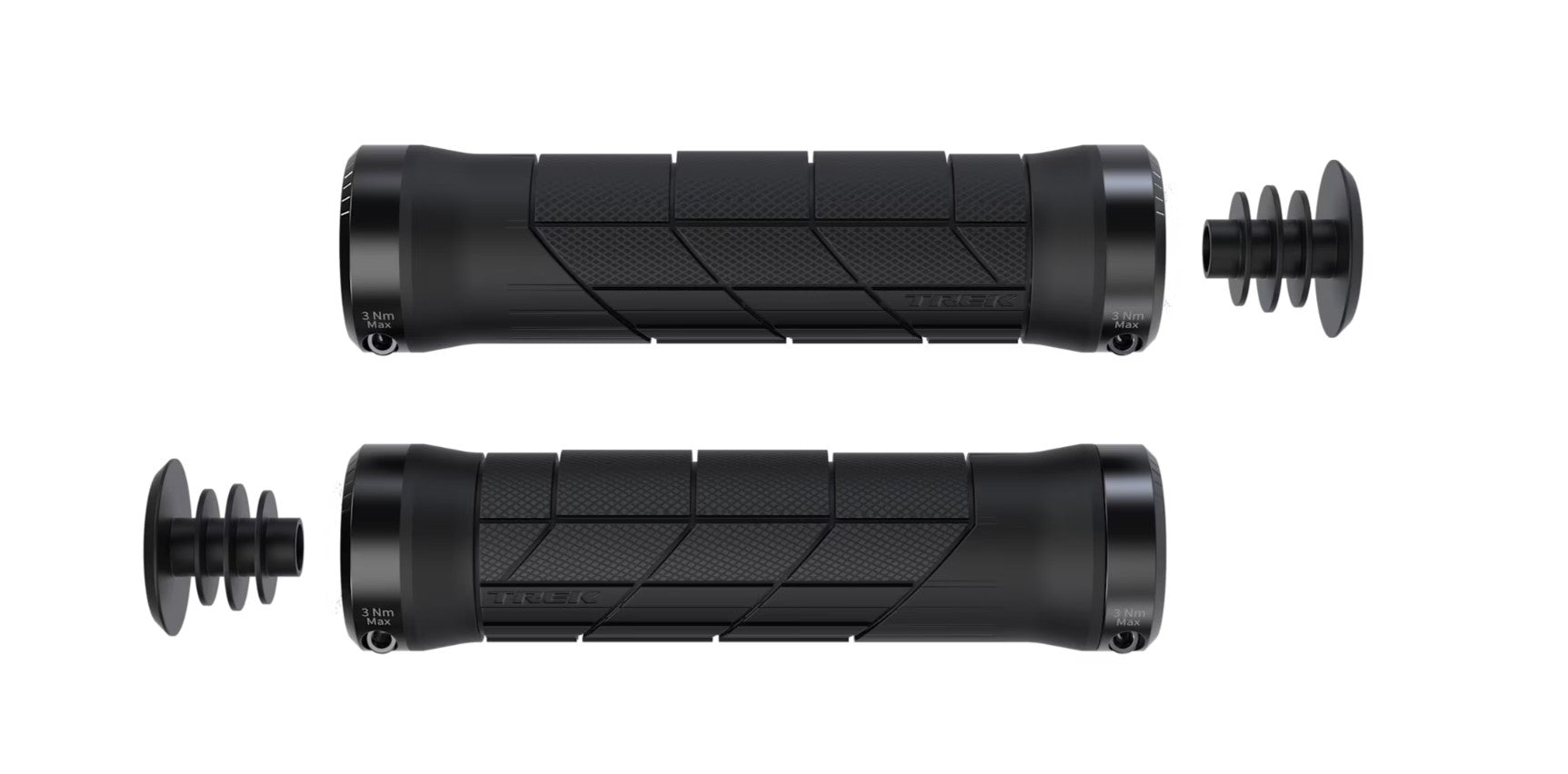 Trek Line Pro MTB Grip Set Raw Black