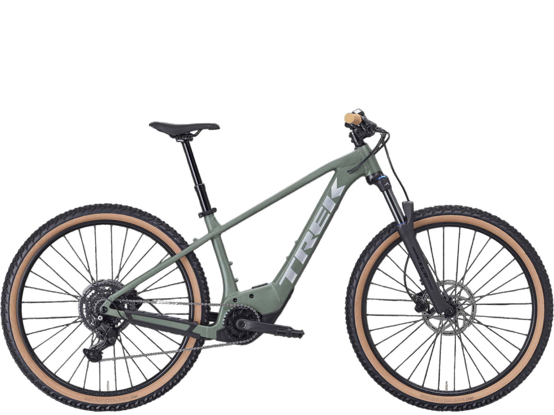 Trek Marlin+ 6 Hardtail Electric Bike 2026 Matte Keswick Green