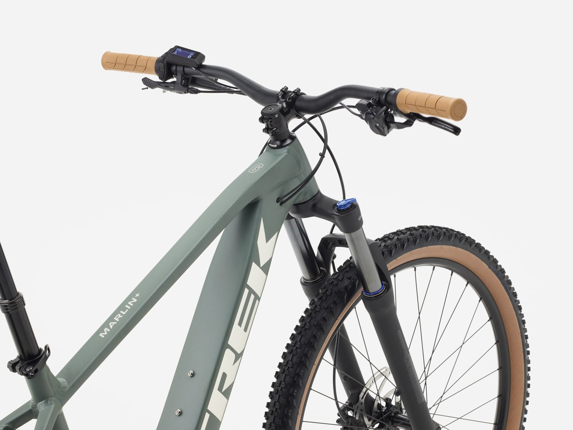 Trek Marlin+ 6 Hardtail Electric Bike 2026 Matte Keswick Green