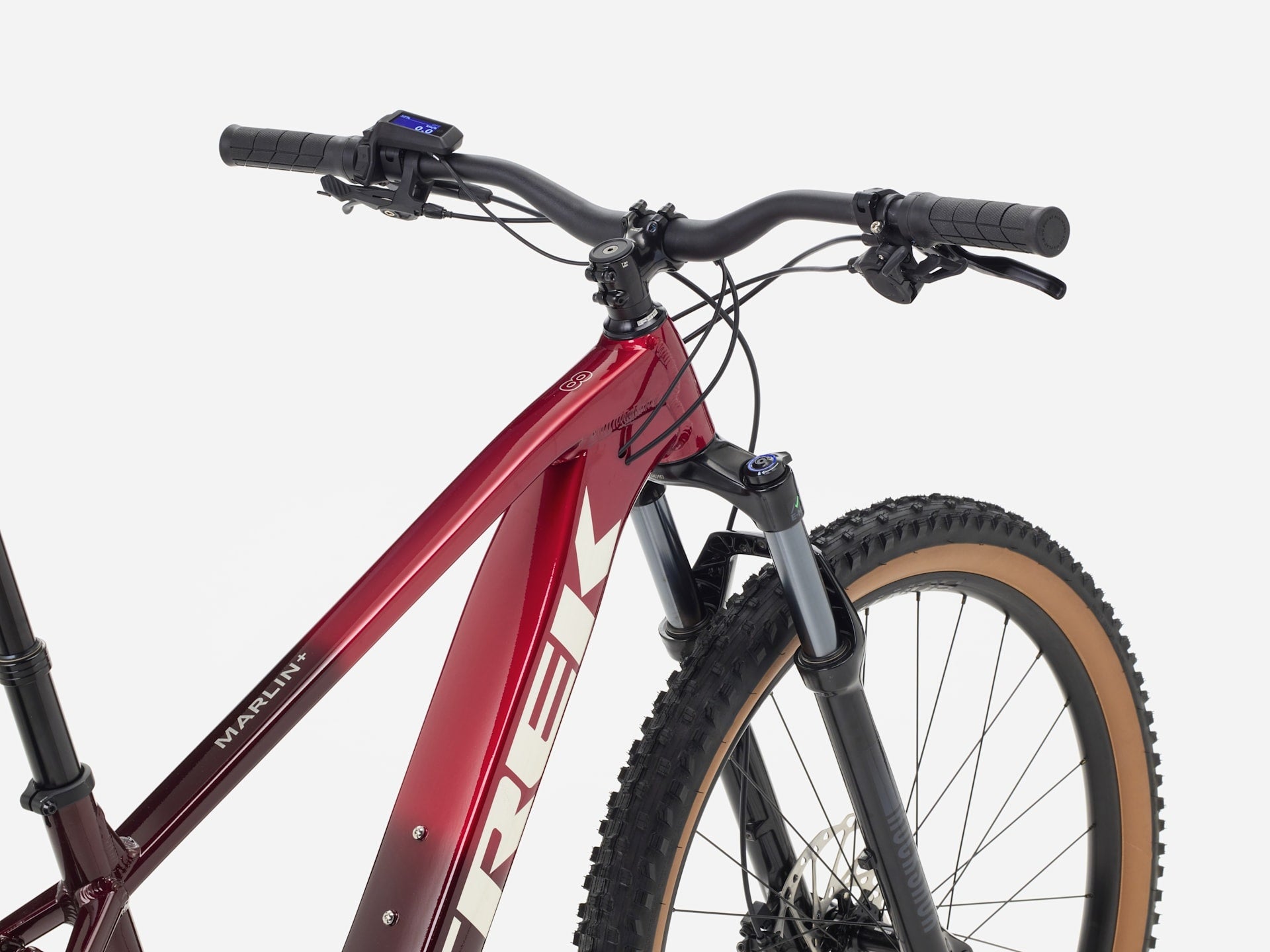 Trek Marlin+ 8 Hardtail Electric Bike 2026 Fury Red/Lithium Fade