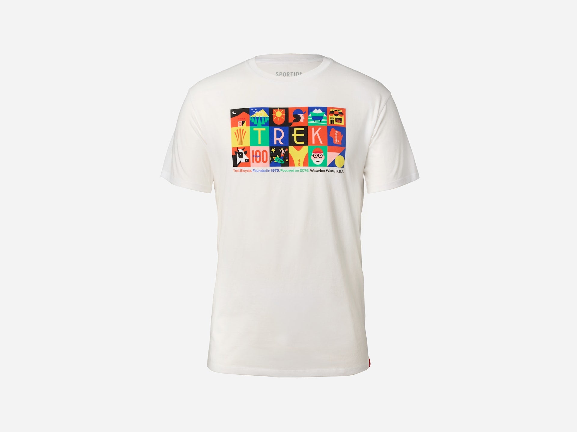 Trek Men's 50th Anniversary Short Sleeve T-Shirt White 