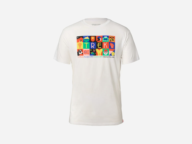 Trek Men's 50th Anniversary Short Sleeve T-Shirt White 