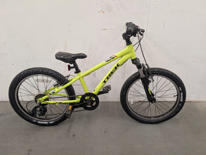 Trek Precaliber 20 (2017) Yellow Lime Green 20" USED Kids Bike