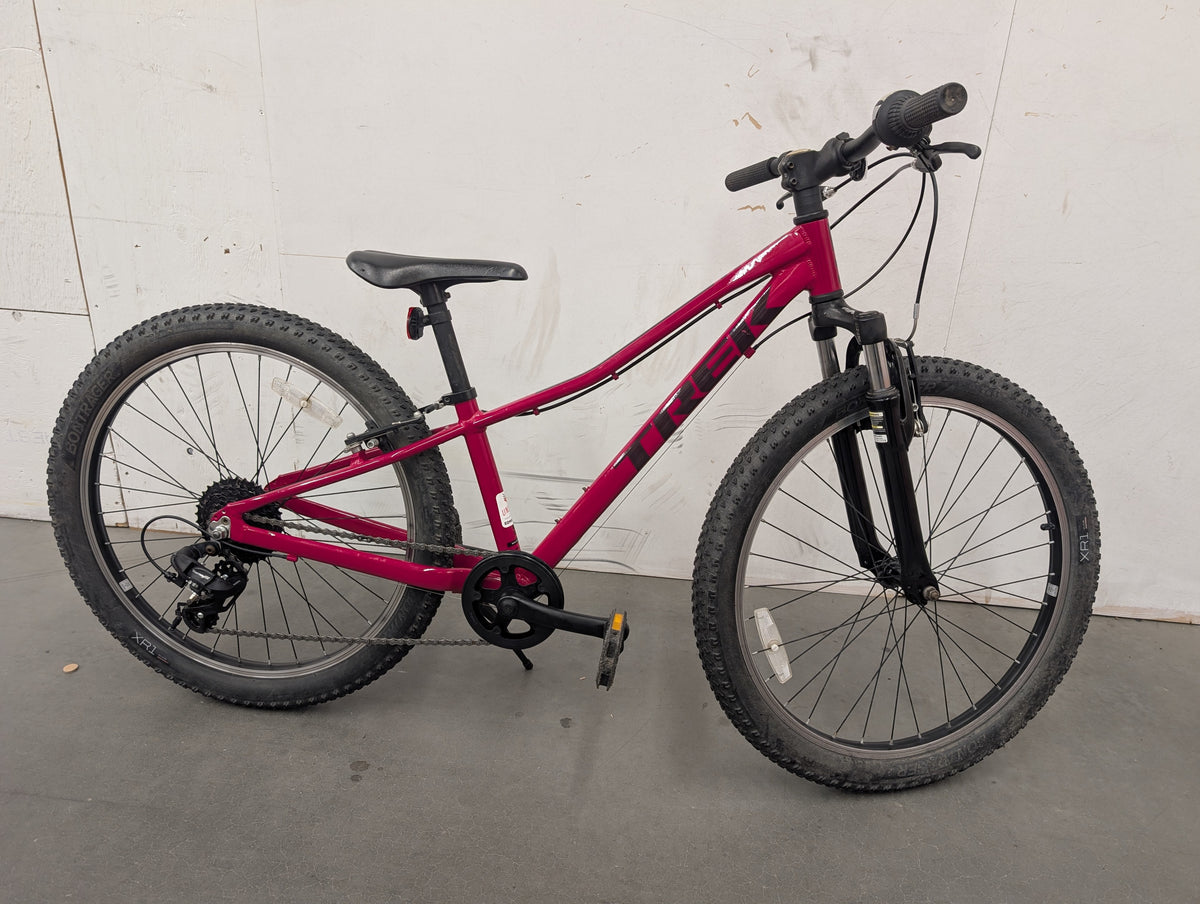 Trek Precaliber 24 Pink/Burgundy 24" USED Kids Bike