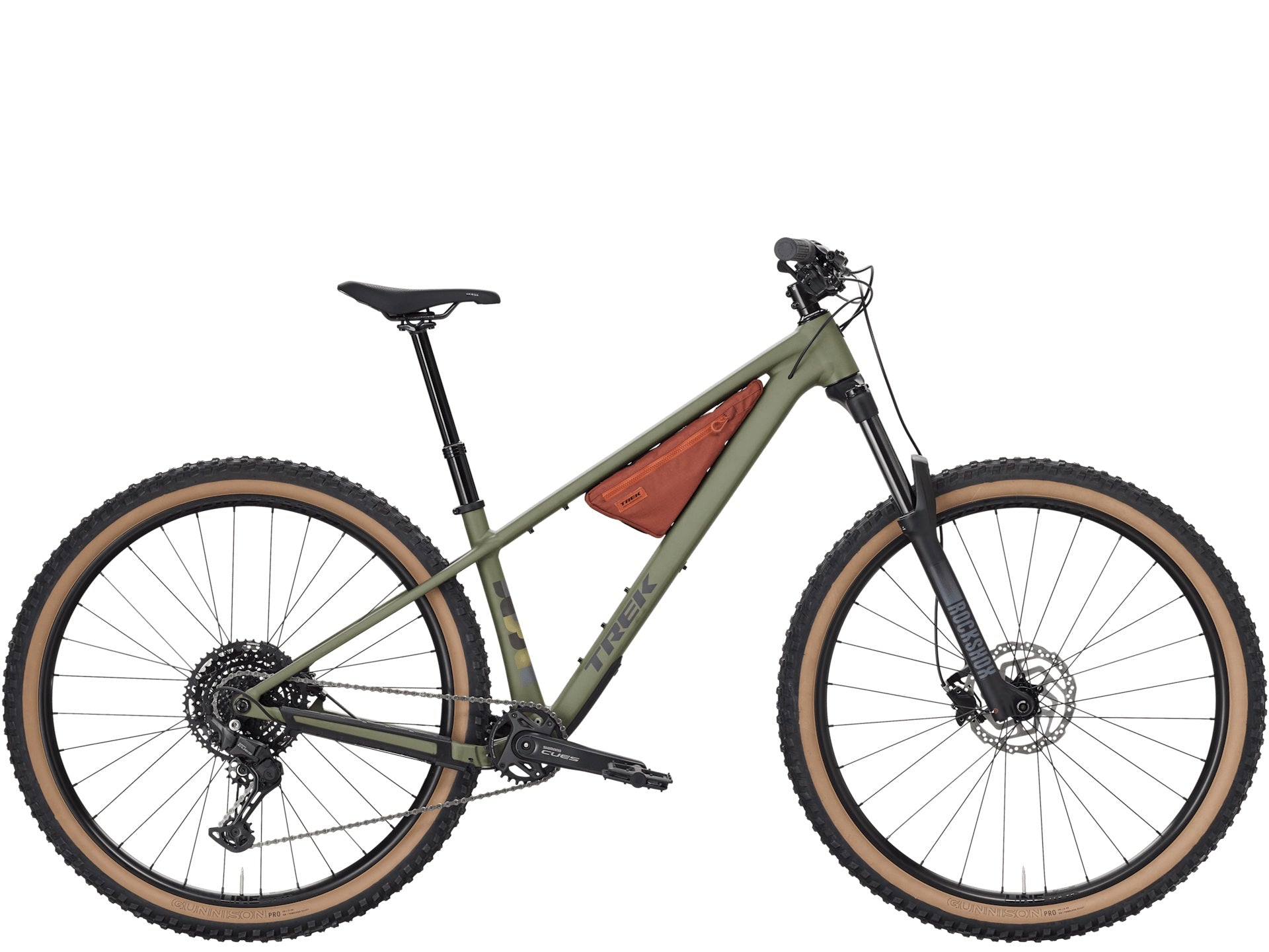 Trek Roscoe 7 (Gen 4) Trail Mountain Bike 2026 Matte Olive Grey