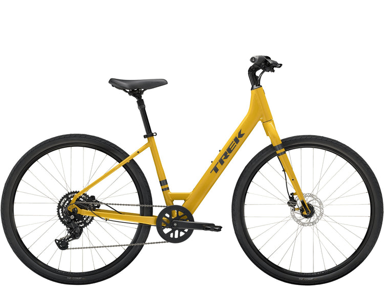 Trek Verve 2 Lowstep (Gen 5) Comfort Bike 2026 Baja Yellow