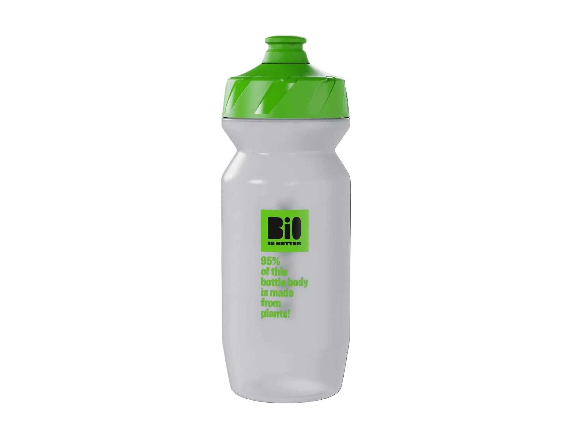 Trek Voda Bio Water Bottle Clear/Visibility Green 21oz