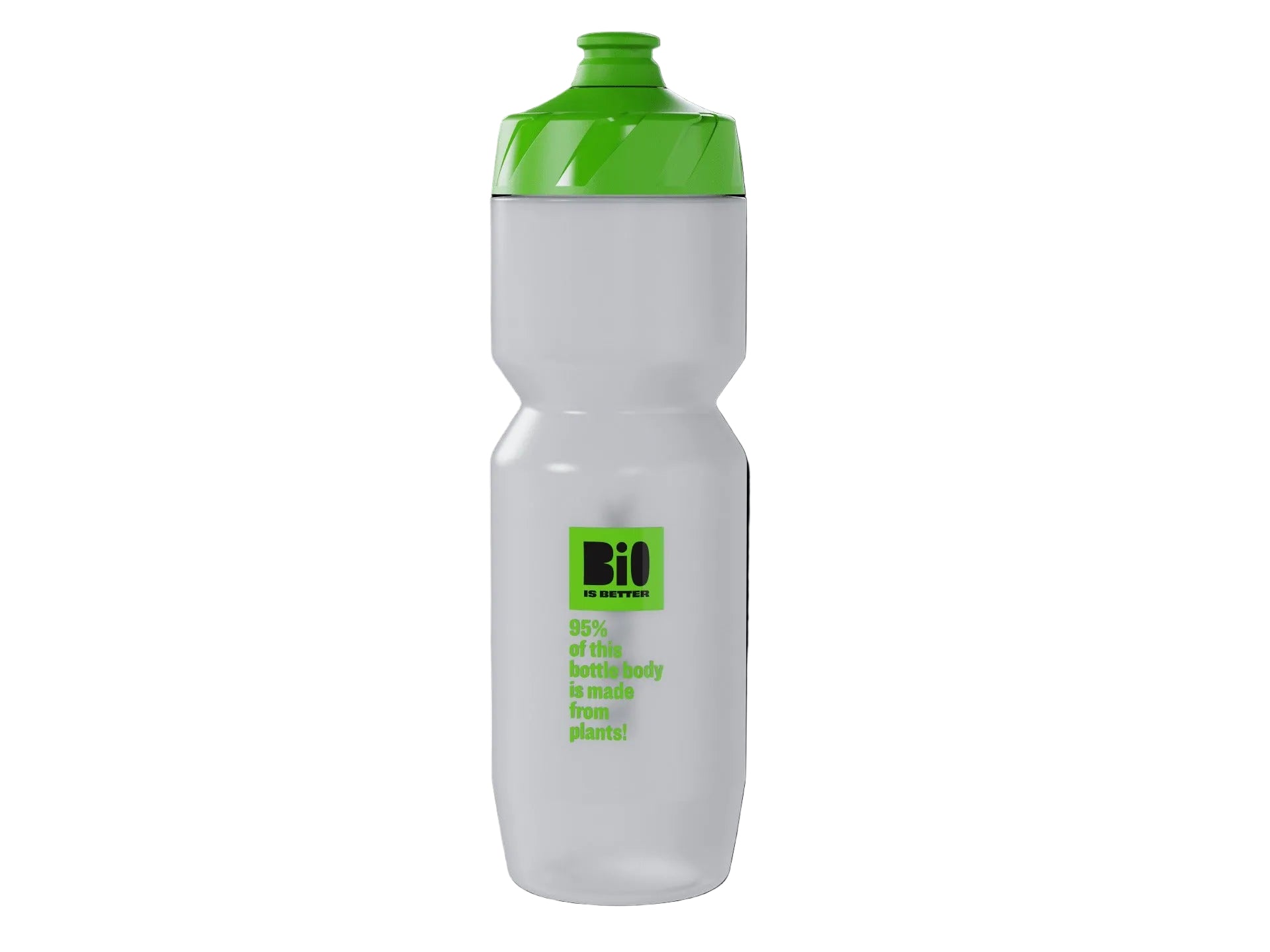 Trek Voda Bio Water Bottle Clear/Visibility Green 26oz