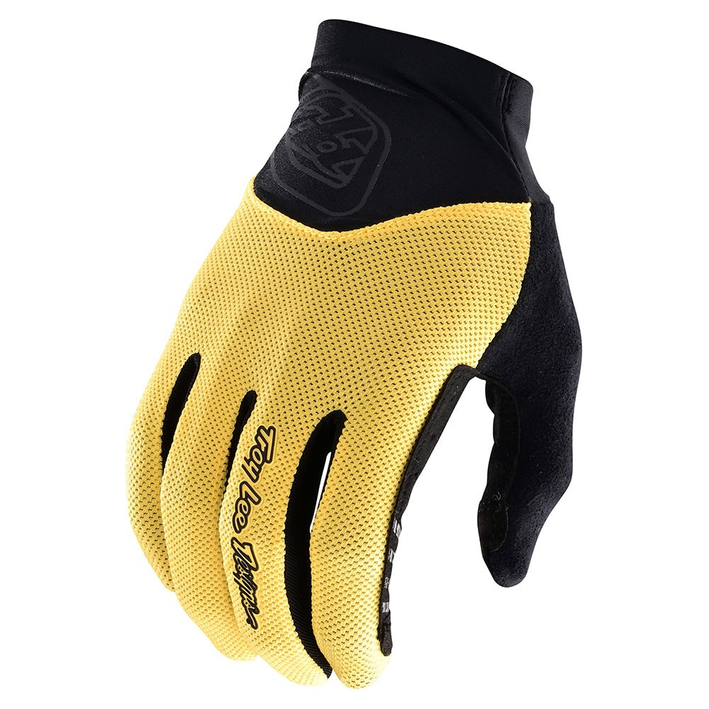 Troy Lee Designs Men's Ace Full Finger Bike Glove honey