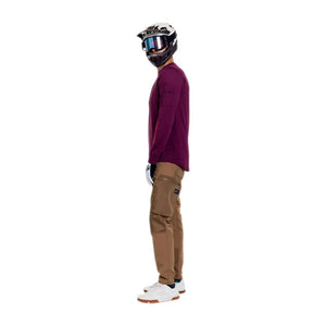 Troy Lee Designs Men's Ruckus Long Sleeve Bike Jersey sangria