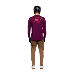 Troy Lee Designs Men's Ruckus Long Sleeve Bike Jersey sangria