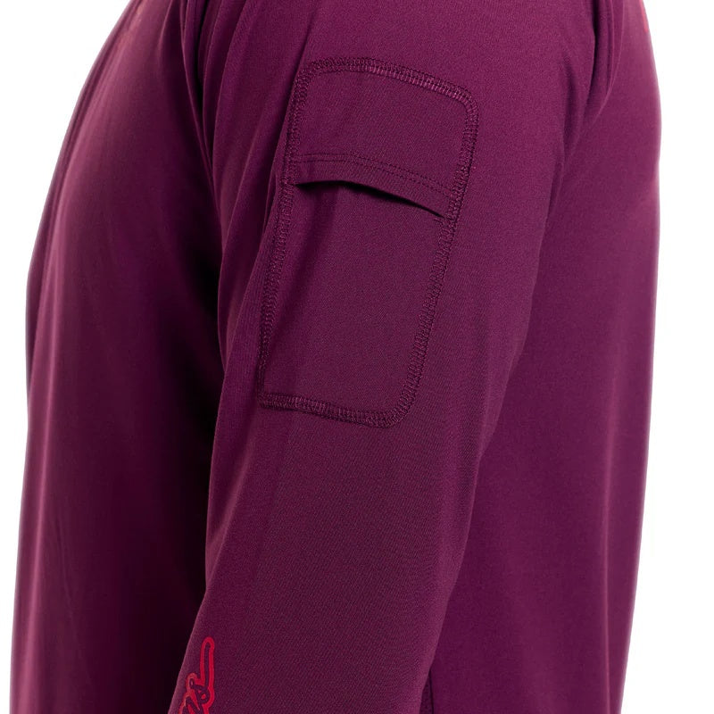 Troy Lee Designs Men's Ruckus Long Sleeve Bike Jersey sangria