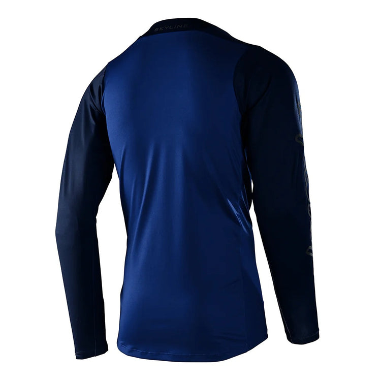 Troy Lee Designs Men's Skyline Chill Long Sleeve Bike Jersey blue