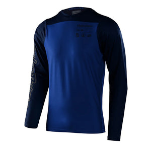 Troy Lee Designs Men's Skyline Chill Long Sleeve Bike Jersey blue