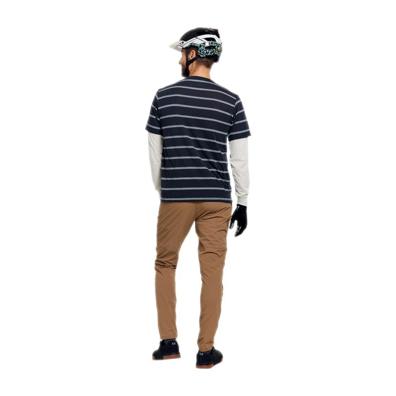 Troy Lee Designs Men's Skyline Long Sleeve Bike Jersey carbon stripes