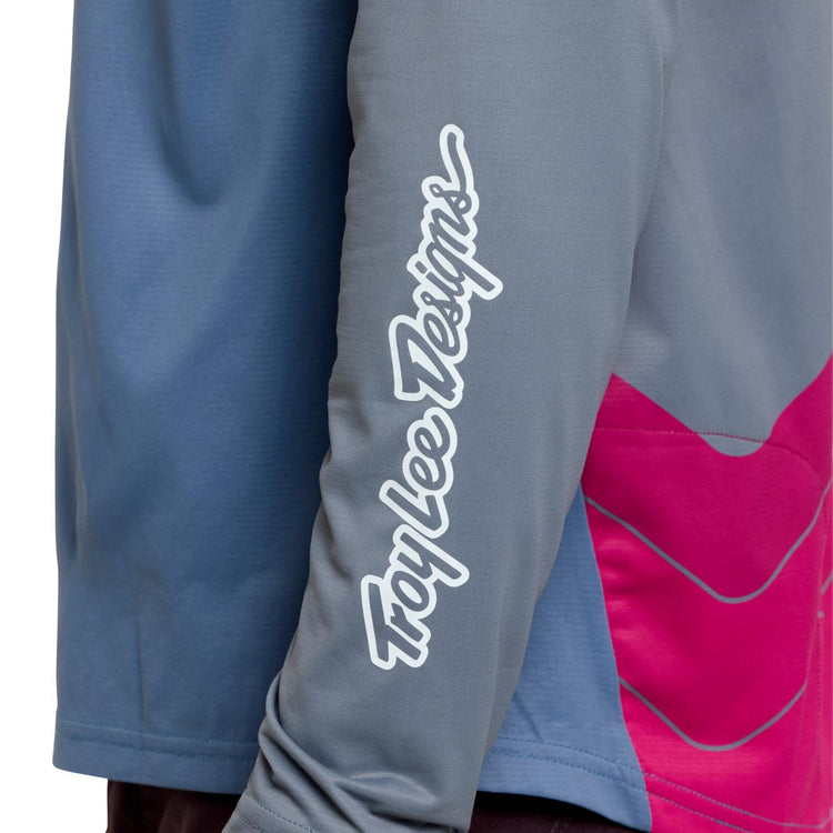 Troy Lee Designs Men's Skyline Pro Long Sleeve Bike Jersey Descend Slate 
