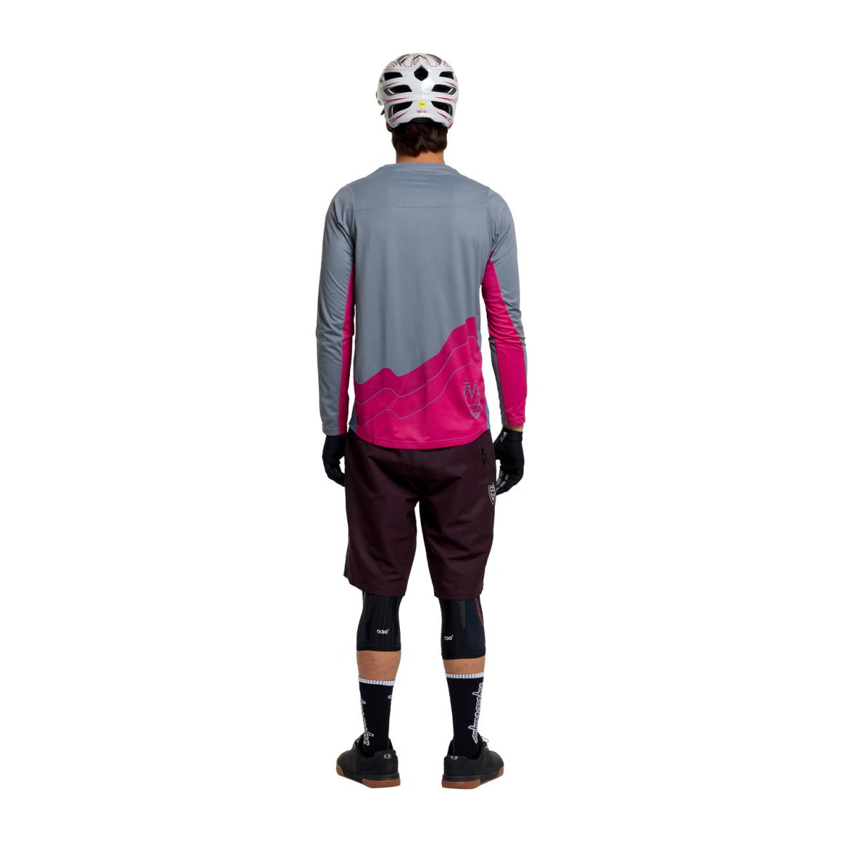 Troy Lee Designs Men's Skyline Pro Long Sleeve Bike Jersey Descend Slate 
