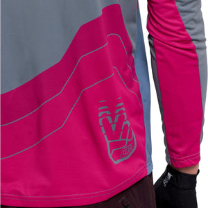 Troy Lee Designs Men's Skyline Pro Long Sleeve Bike Jersey Descend Slate 