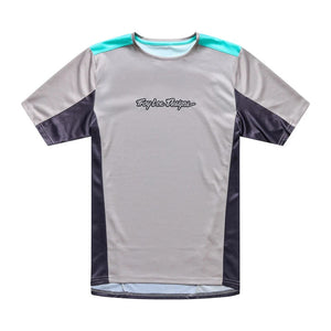 Troy Lee Designs Men's Stage Short Sleeve Bike Jersey signature stone
