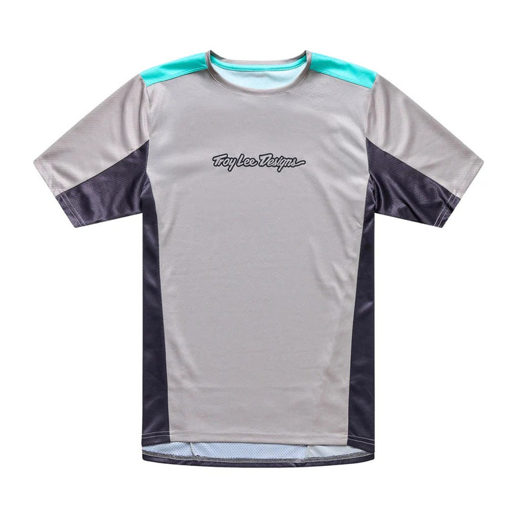 Troy Lee Designs Men's Stage Short Sleeve Bike Jersey signature stone