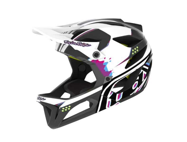 Troy Lee Designs Stage MIPS Full Face Helmet Trooper White