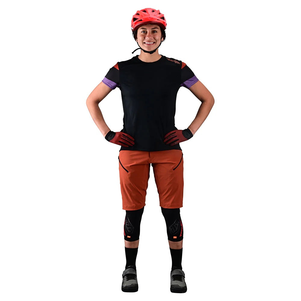Troy Lee Designs Women's Lilium Short Sleeve Bike Jersey black
