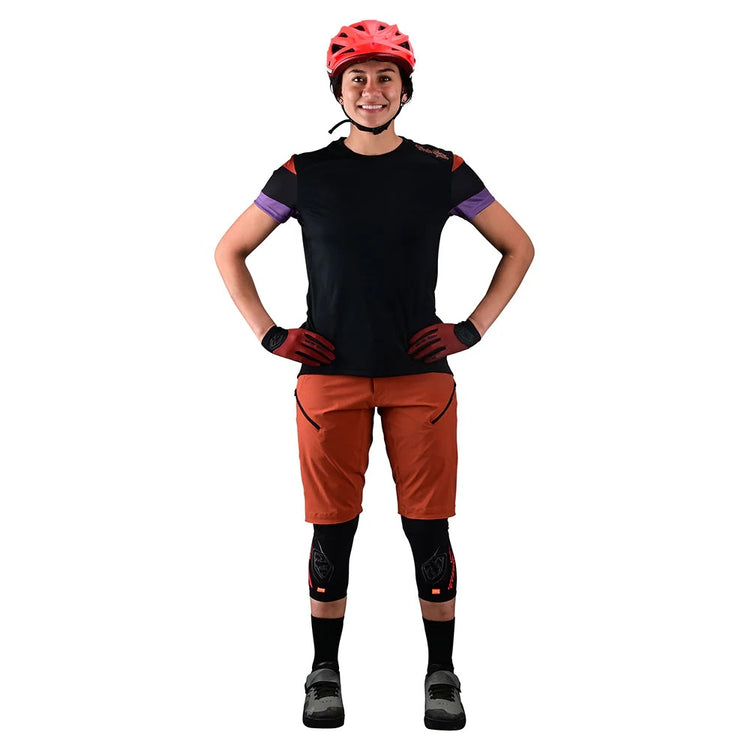 Troy Lee Designs Women's Lilium Short Sleeve Bike Jersey black