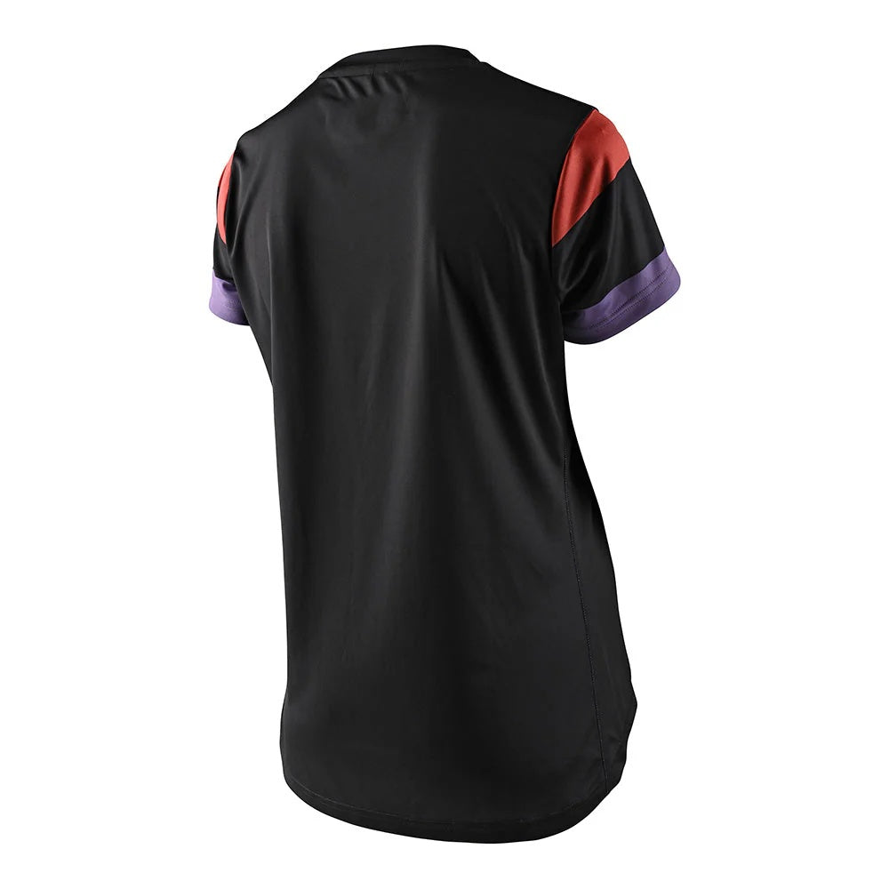 Troy Lee Designs Women's Lilium Short Sleeve Bike Jersey black