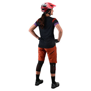 Troy Lee Designs Women's Lilium Short Sleeve Bike Jersey black