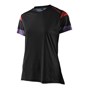 Troy Lee Designs Women's Lilium Short Sleeve Bike Jersey black