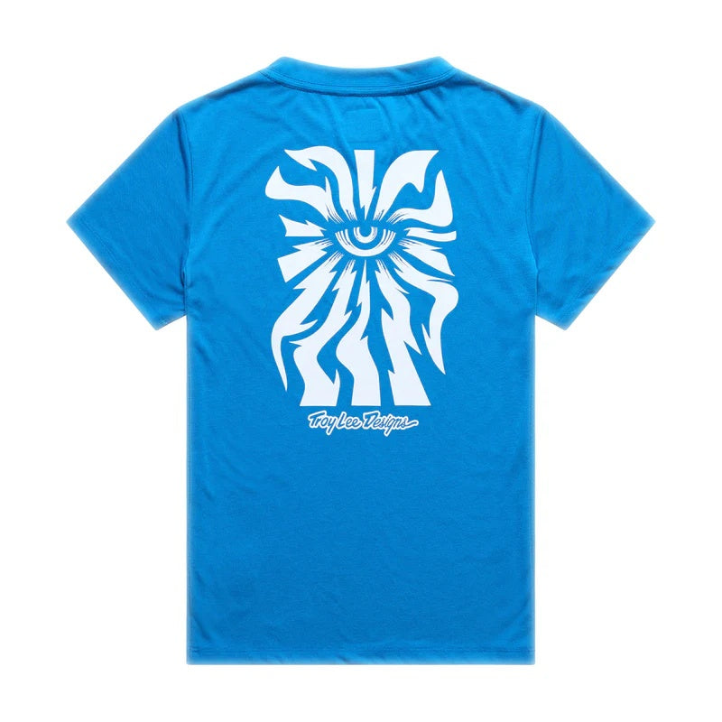 Troy Lee Designs Women's Lilium Short Sleeve Bike Jersey blue