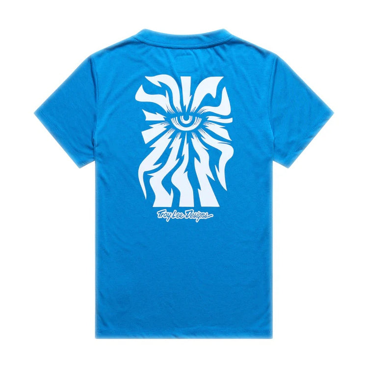 Troy Lee Designs Women's Lilium Short Sleeve Bike Jersey blue