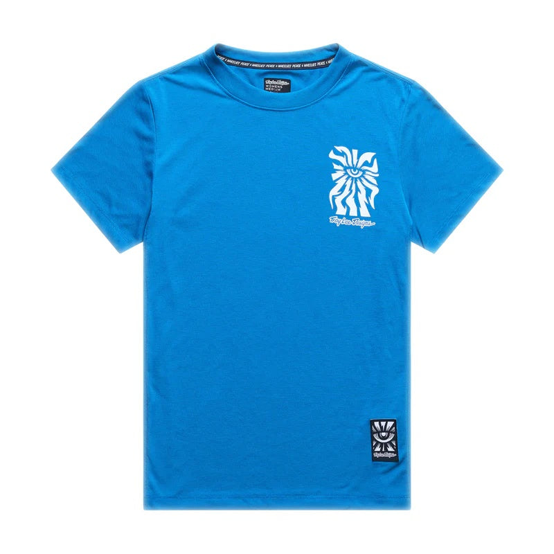 Troy Lee Designs Women's Lilium Short Sleeve Bike Jersey blue