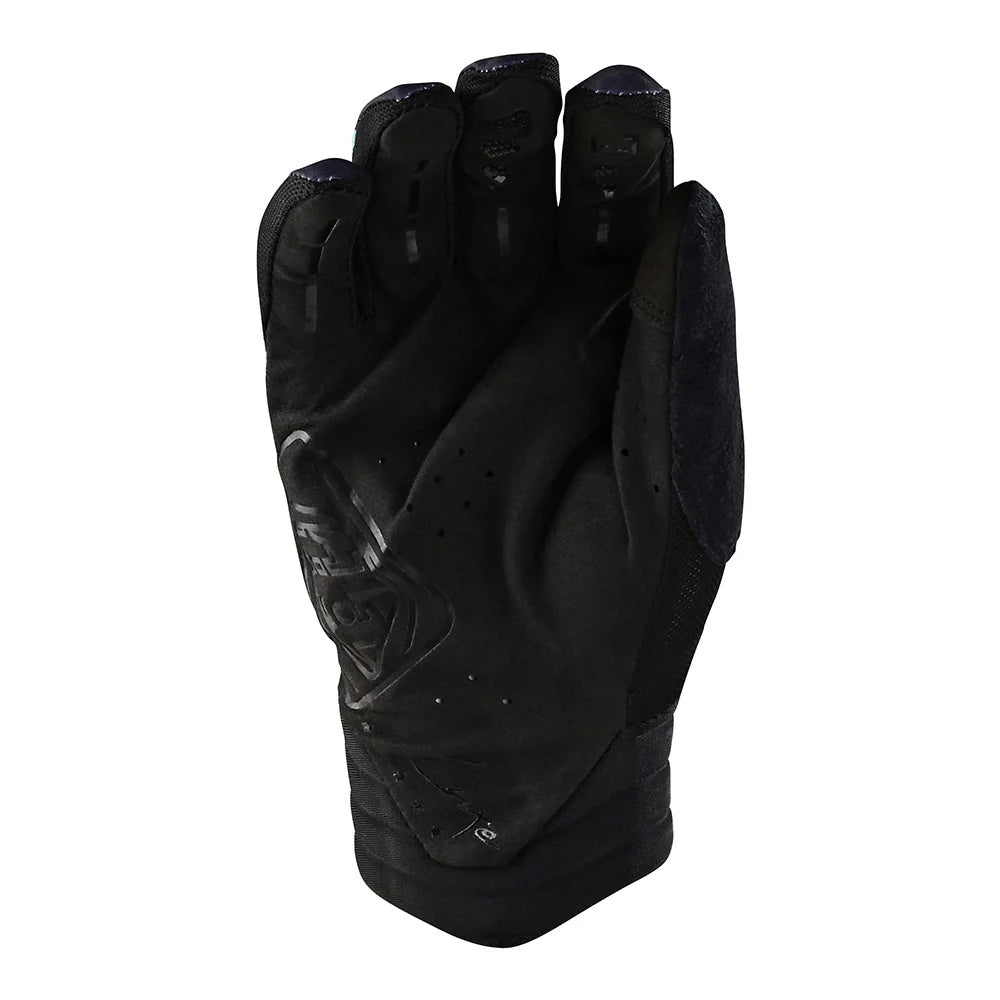 Troy Lee Designs Women's Luxe Full Finger Bike Glove black/purple/green
