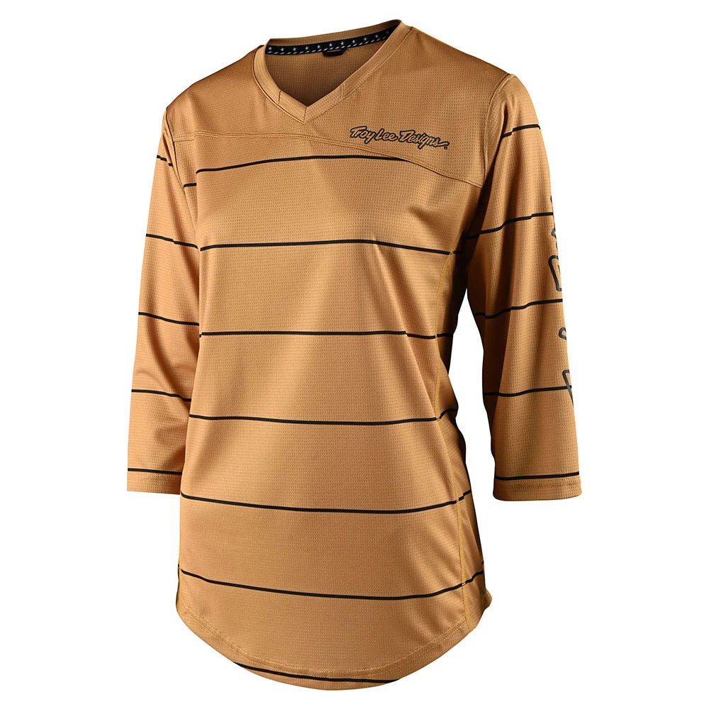Troy Lee Designs Women's Mischief Short Sleeve Bike Jersey honey