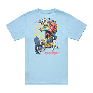 Troy Lee Designs Youth Short Sleeve Tee light blue