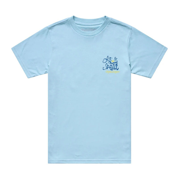 Troy Lee Designs Youth Short Sleeve Tee light blue