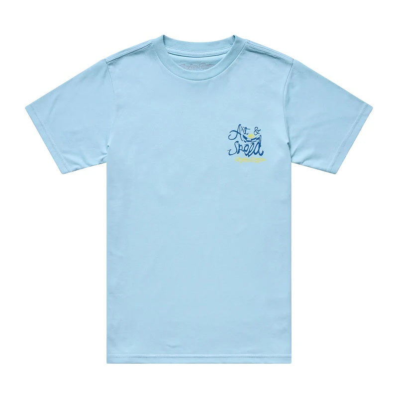 Troy Lee Designs Youth Short Sleeve Tee light blue