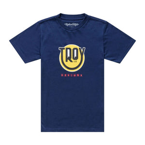 Troy Lee Designs Youth Short Sleeve Tee navy blue