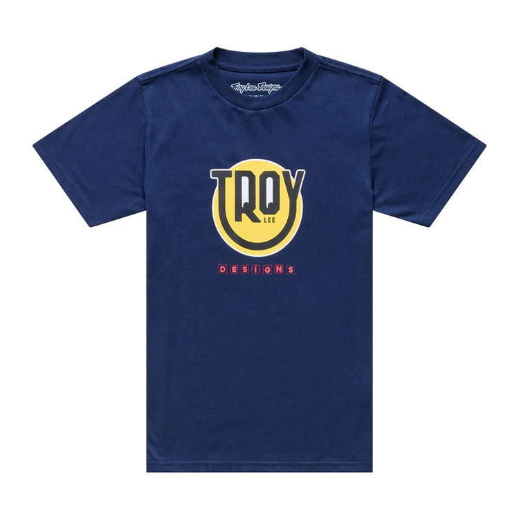 Troy Lee Designs Youth Short Sleeve Tee navy blue