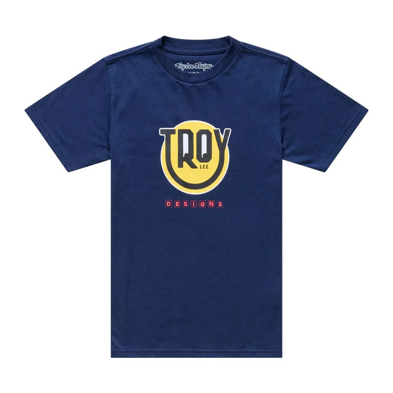 Troy Lee Designs Youth Short Sleeve Tee navy blue