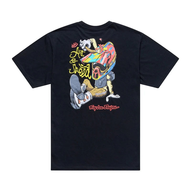 Troy Lee Designs Men's Short Sleeve Tee heritage black