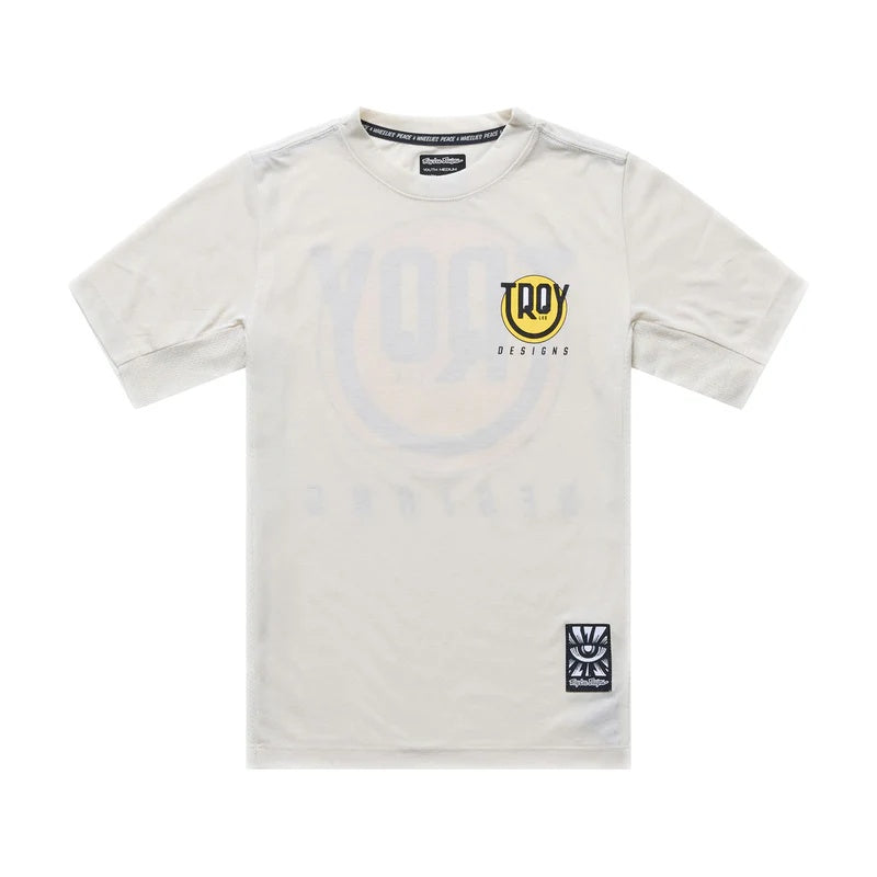 Troy Lee Designs Youth Skyline Short Sleeve Bike Jersey pumice