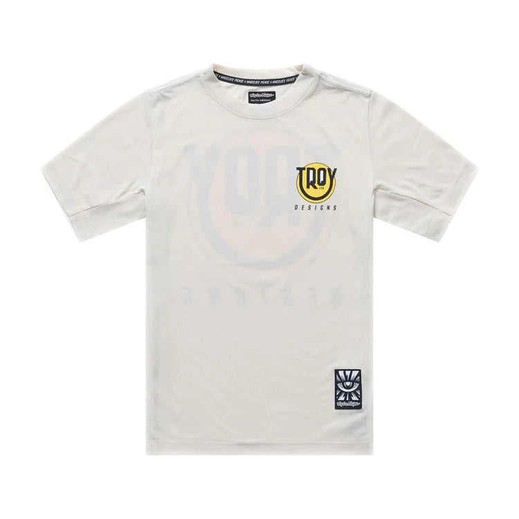 Troy Lee Designs Youth Skyline Short Sleeve Bike Jersey pumice