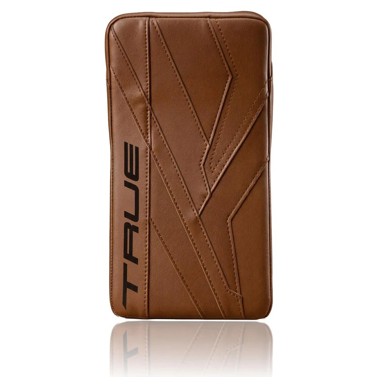 True Intermediate Catalyst 7X6 Hockey Goalie Blocker Tan