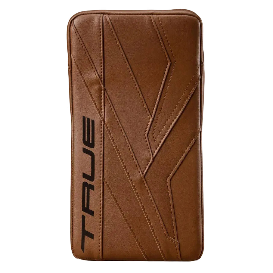 True Intermediate Catalyst 7X6 Hockey Goalie Blocker Tan